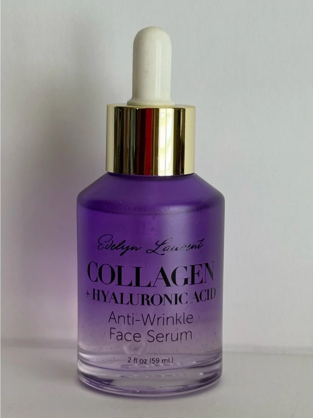 Evelyn Laurent 2 fl oz Purple Collagen + Hyaluronic Anti-Wrinkle Face Serum